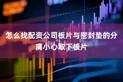 怎么找配资公司板片与密封垫的分离小心取下板片