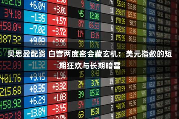 贝思盈配资 白宫两度密会藏玄机：美元指数的短期狂欢与长期暗雷